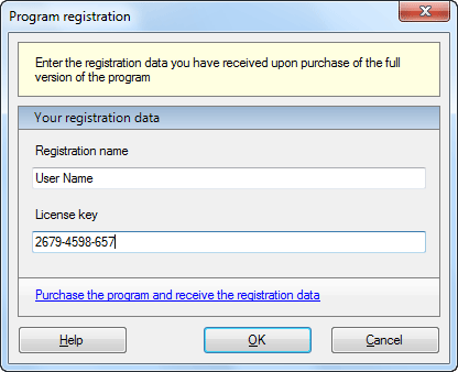 Tags4Files registration